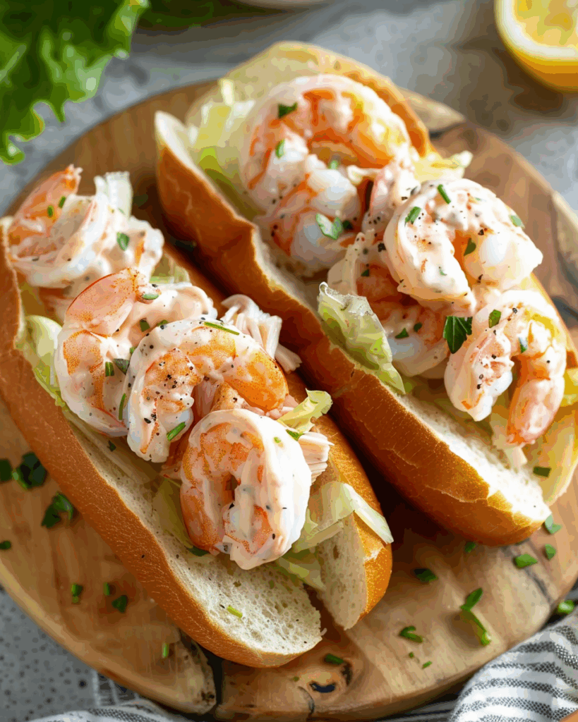 Shrimp Rolls with New England–Style Dressing