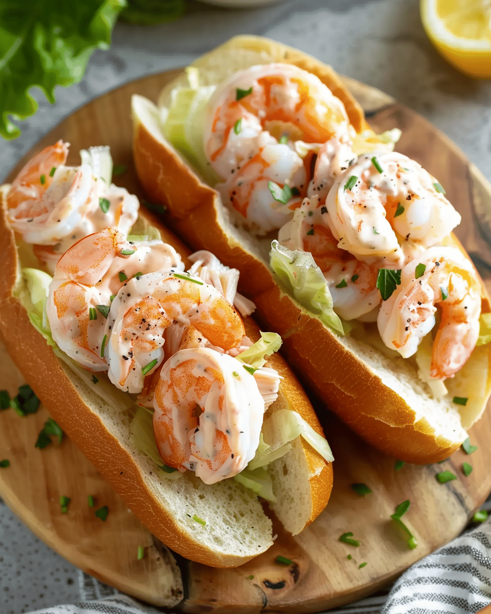 Shrimp Rolls with New England–Style Dressing