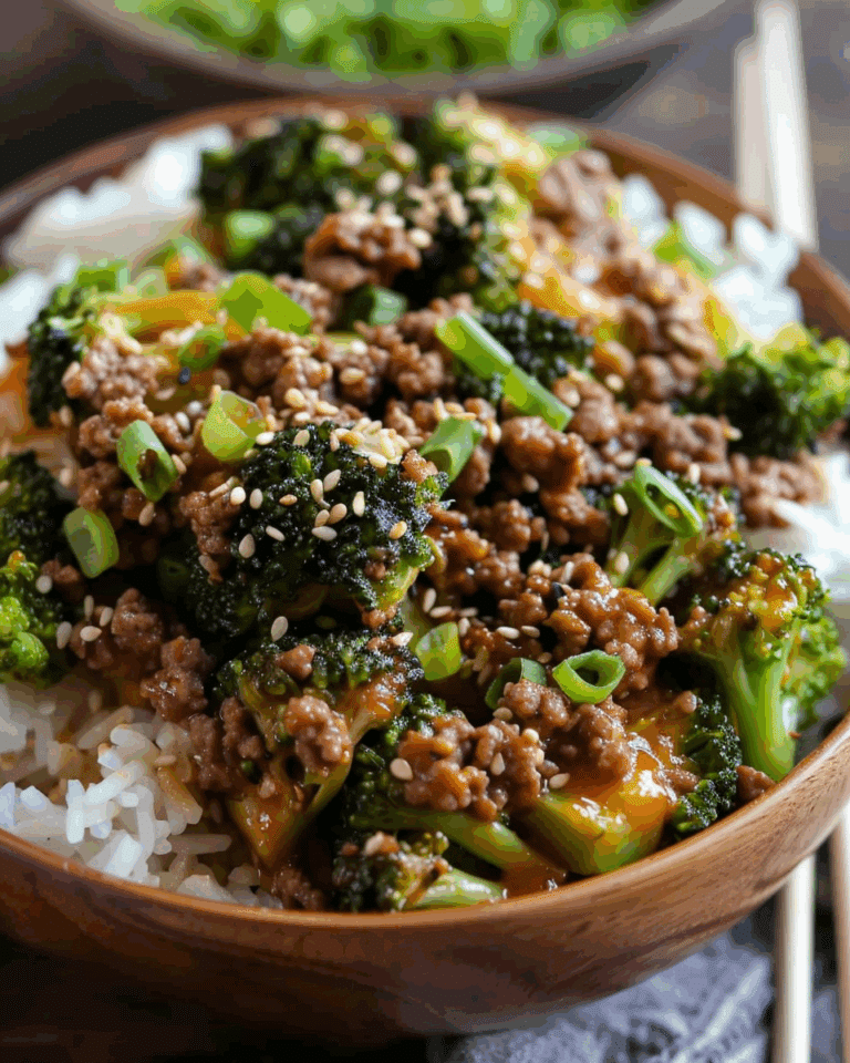 Teriyaki Ground Beef and Broccoli