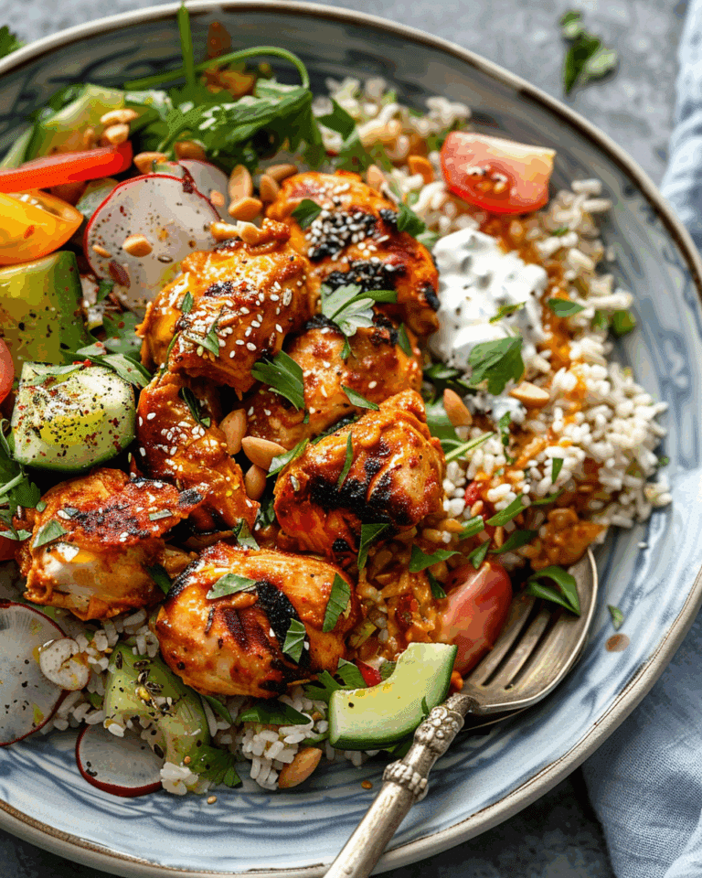 Harissa Honey Chicken Bowls Recipe