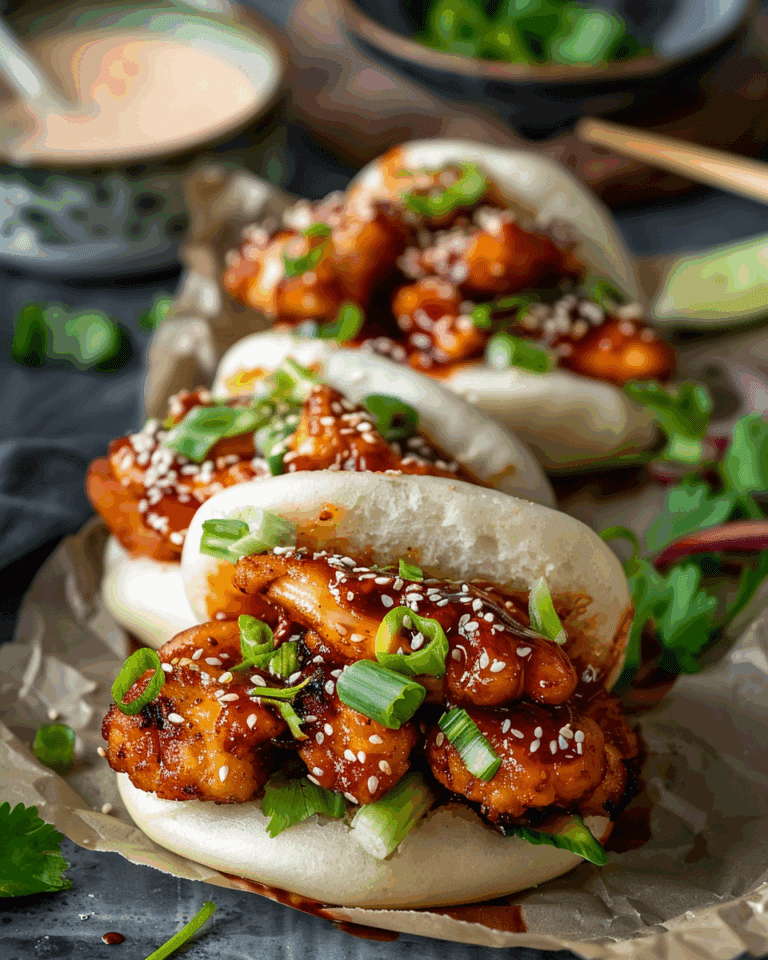 Korean Chicken Bao Recipe