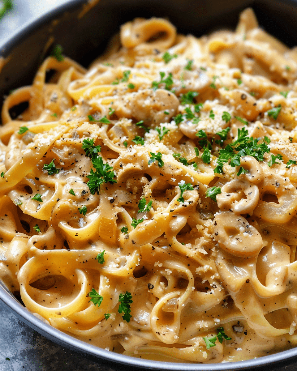 One Pot French Onion Pasta