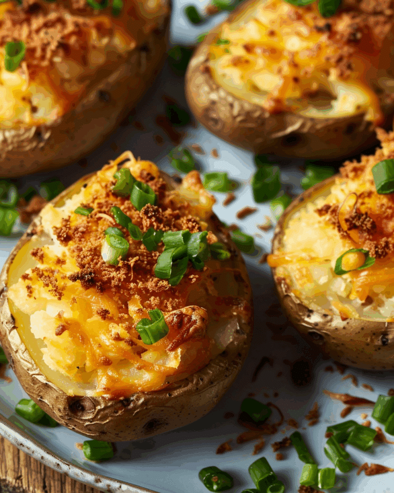 Twice-Baked Potatoes Recipe