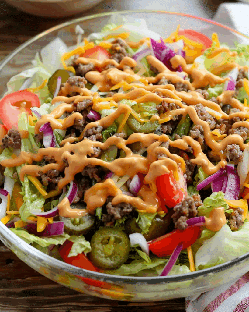 Big Mac Salad Recipe