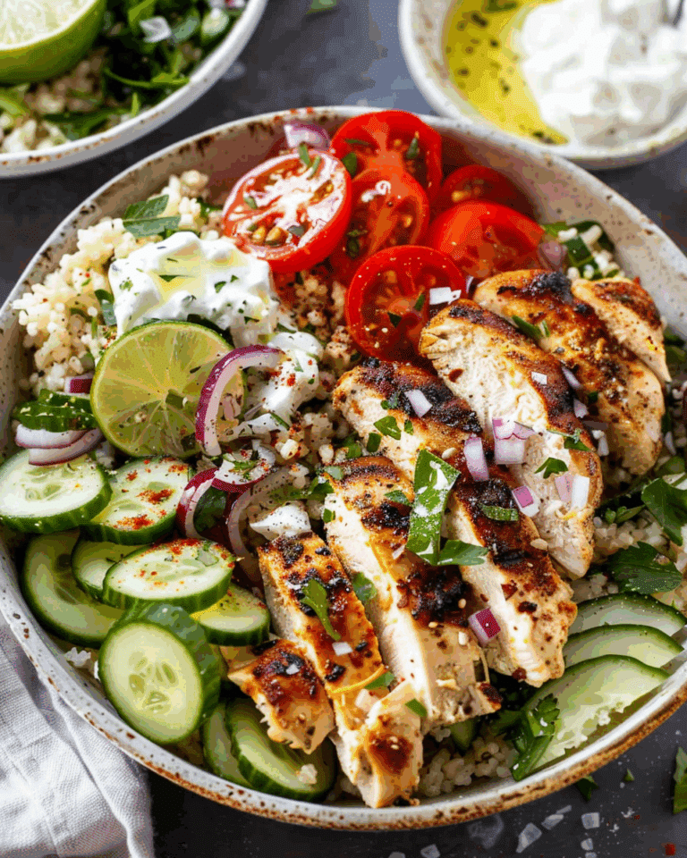 Greek Chicken Bowls
