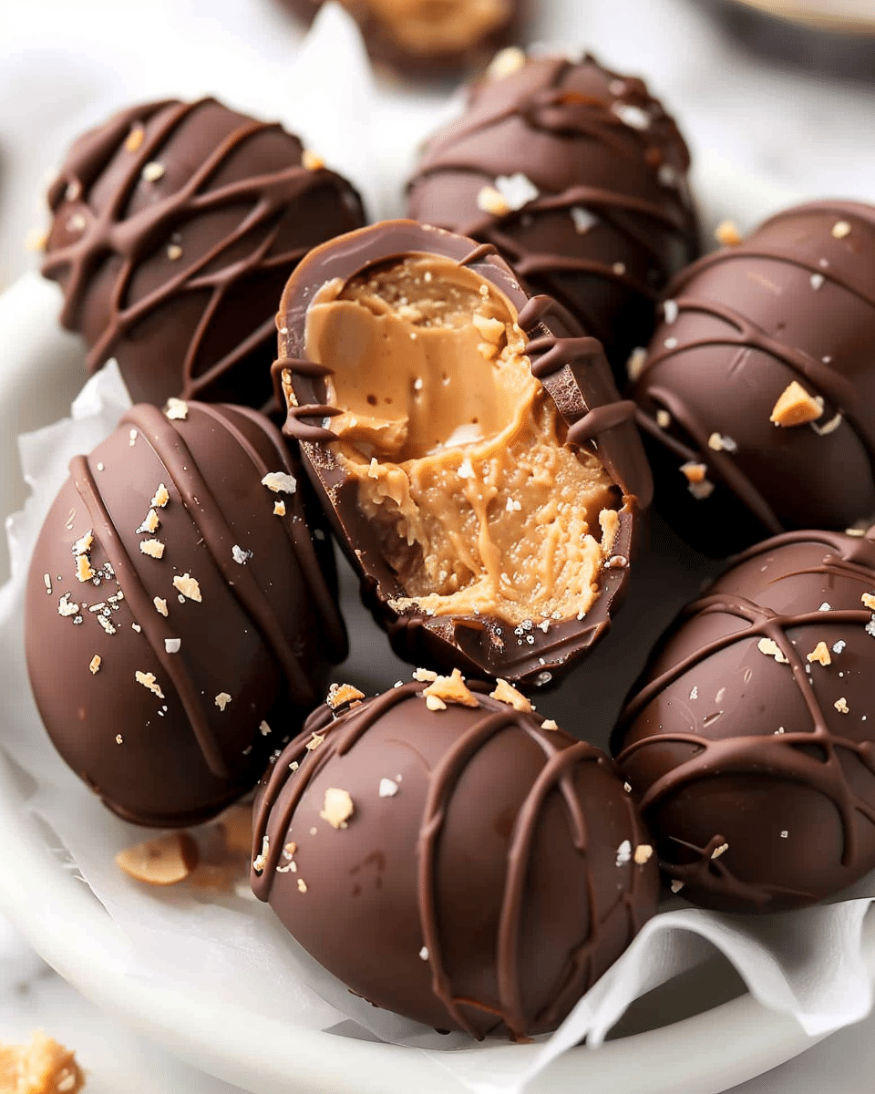 Healthy Reese's Peanut Butter Eggs – Gluten Free