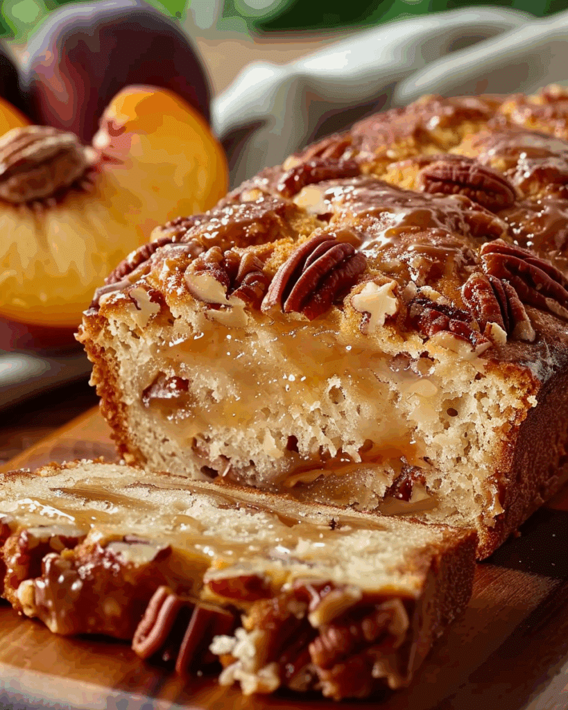Peach Pecan Bread Recipe