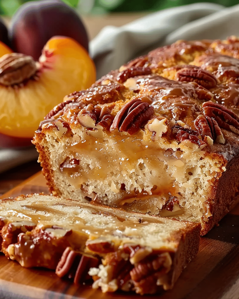 Peach Pecan Bread Recipe