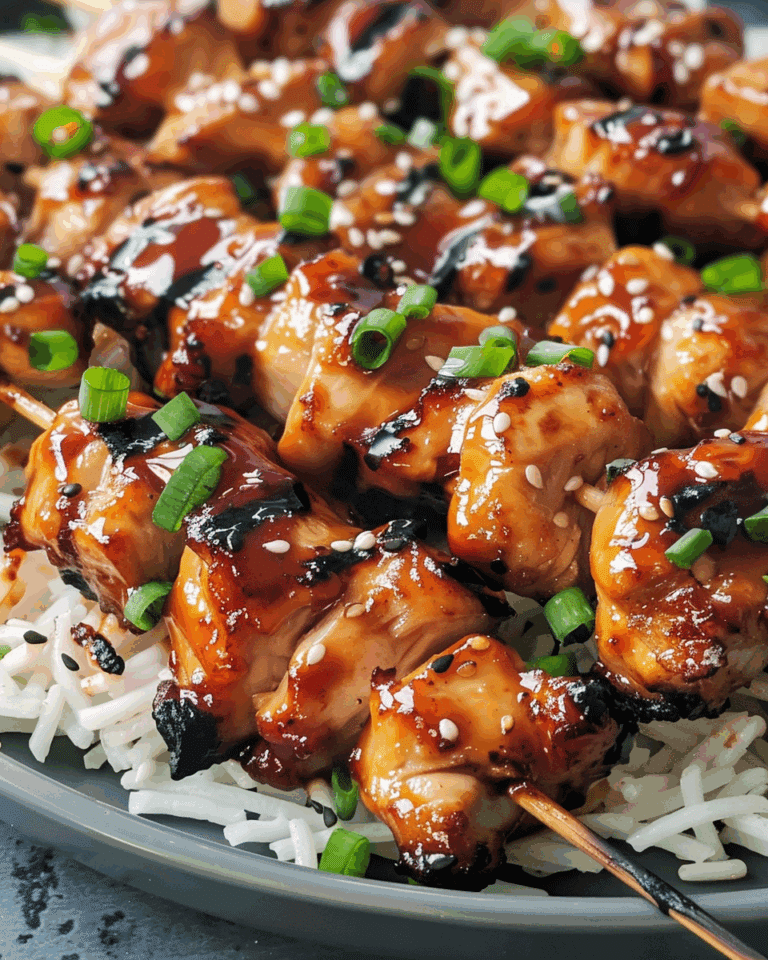 Teriyaki Chicken Skewers