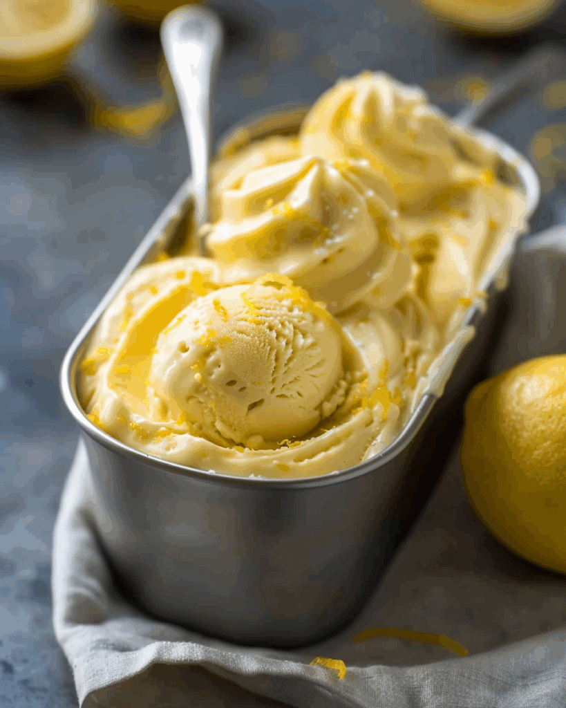 Lemon Curd Ice Cream