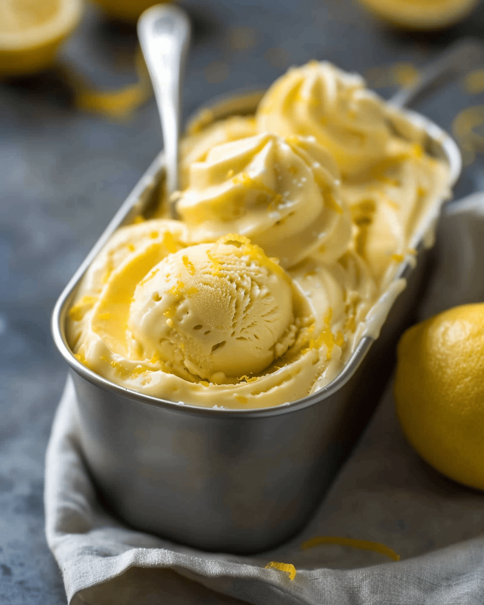 Lemon Curd Ice Cream