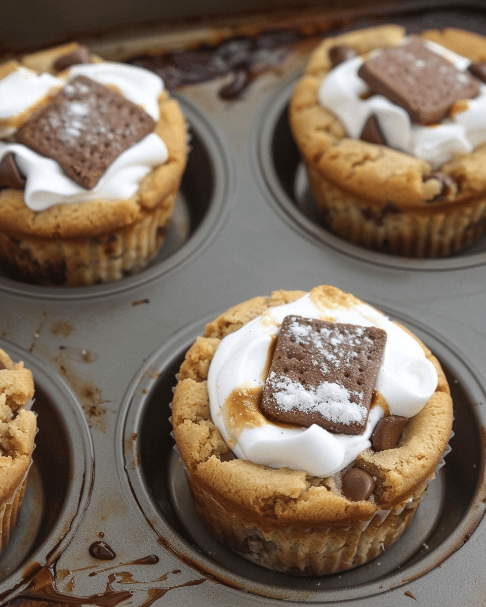S'mores Cookie Cups