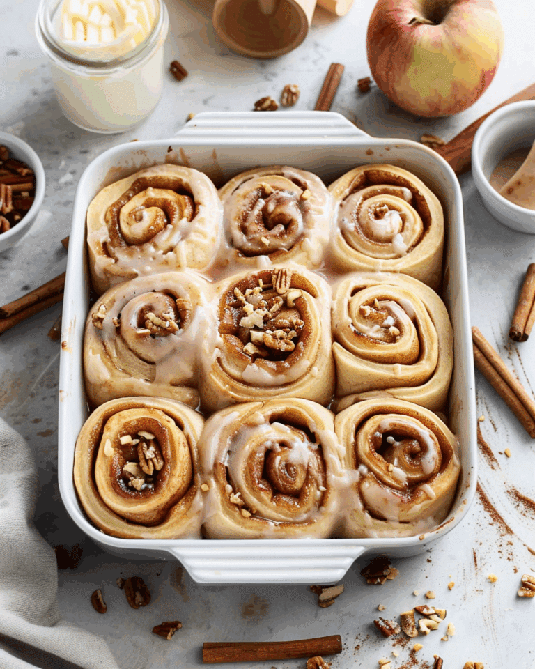Soft-Baked Apple Cinnamon Rolls