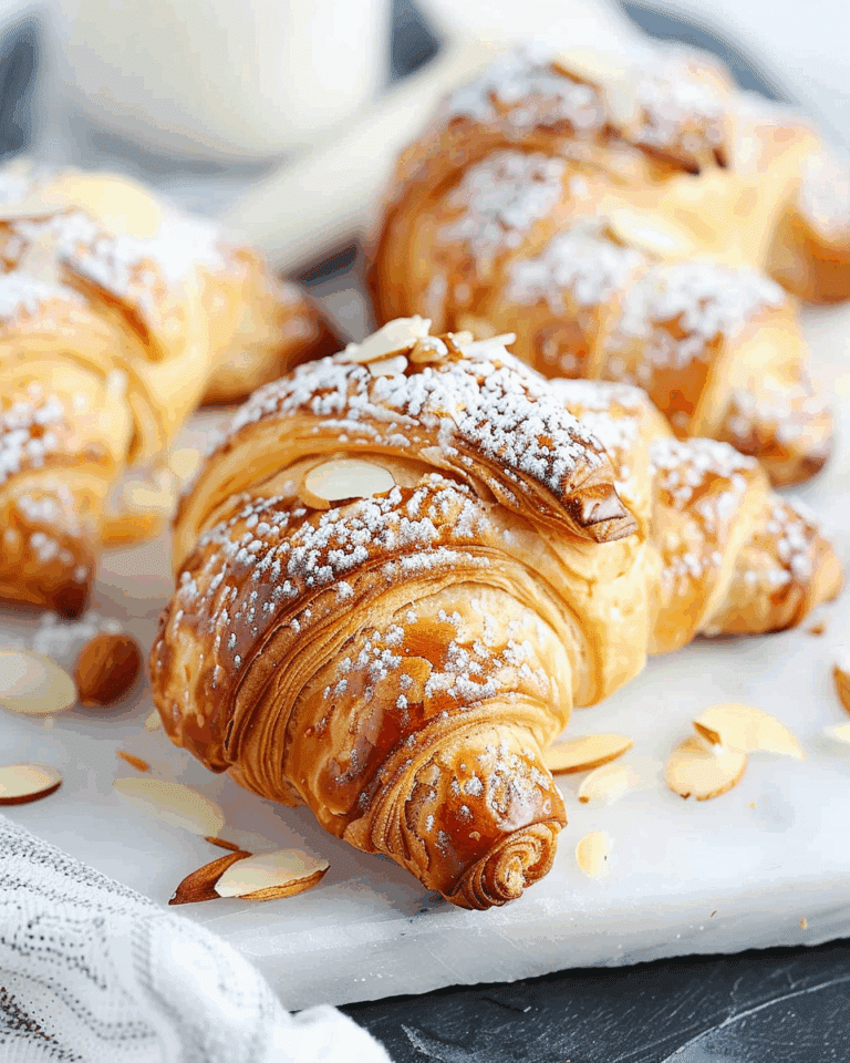 Delicious Almond Cream Filled Croissants