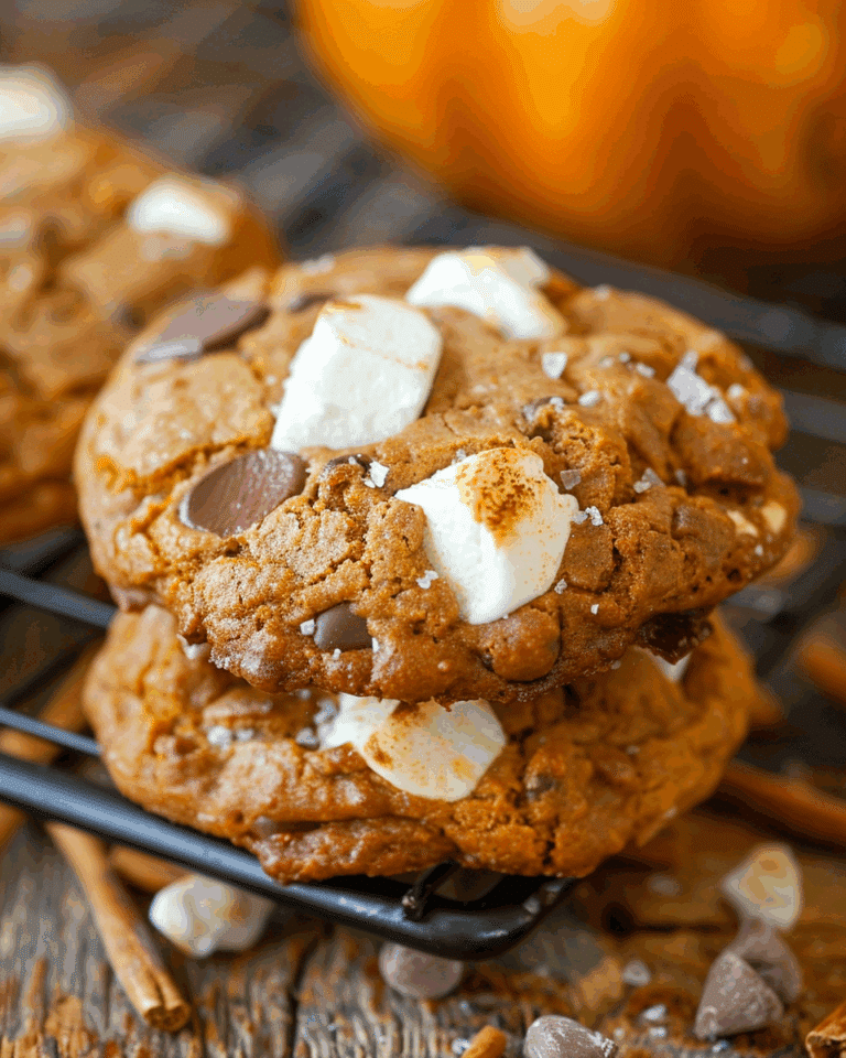 Pumpkin S’mores Cookies