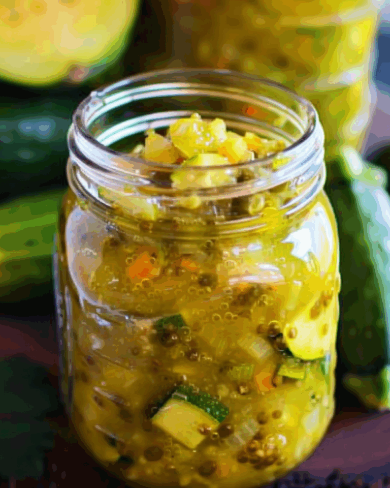 Sweet Zucchini Relish Recipe