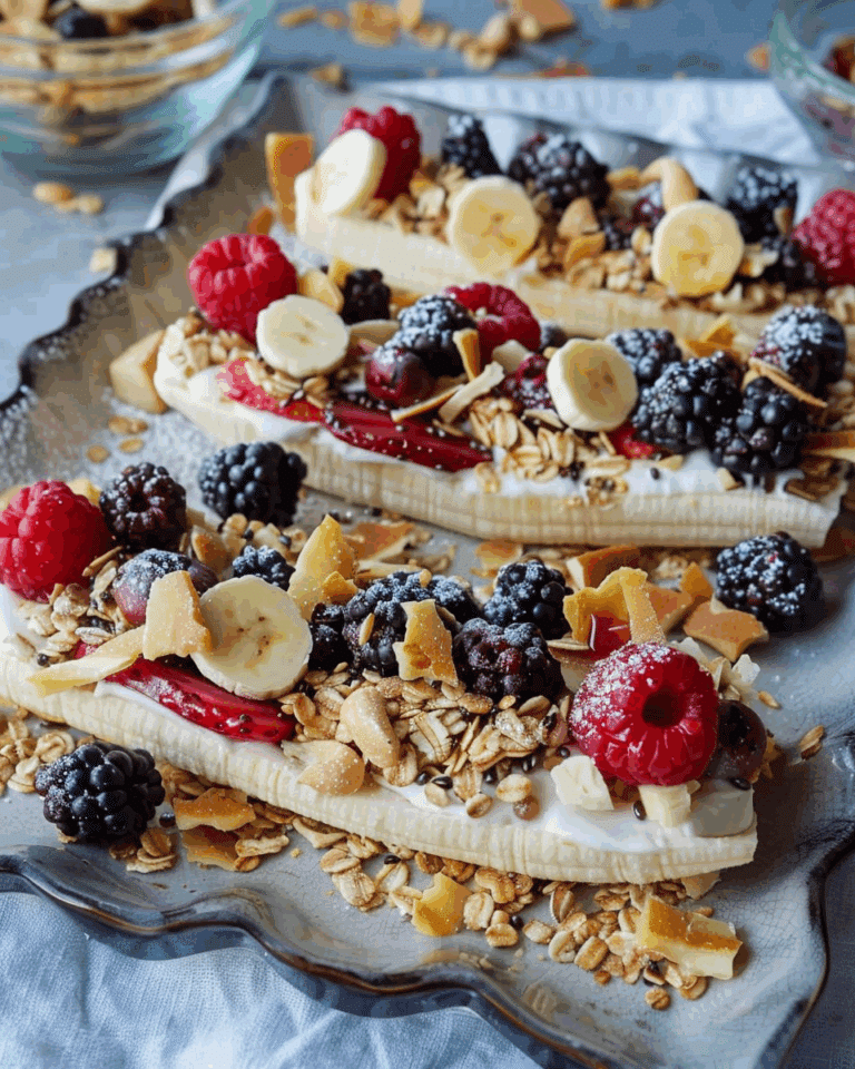 Banana Split Breakfast Bar