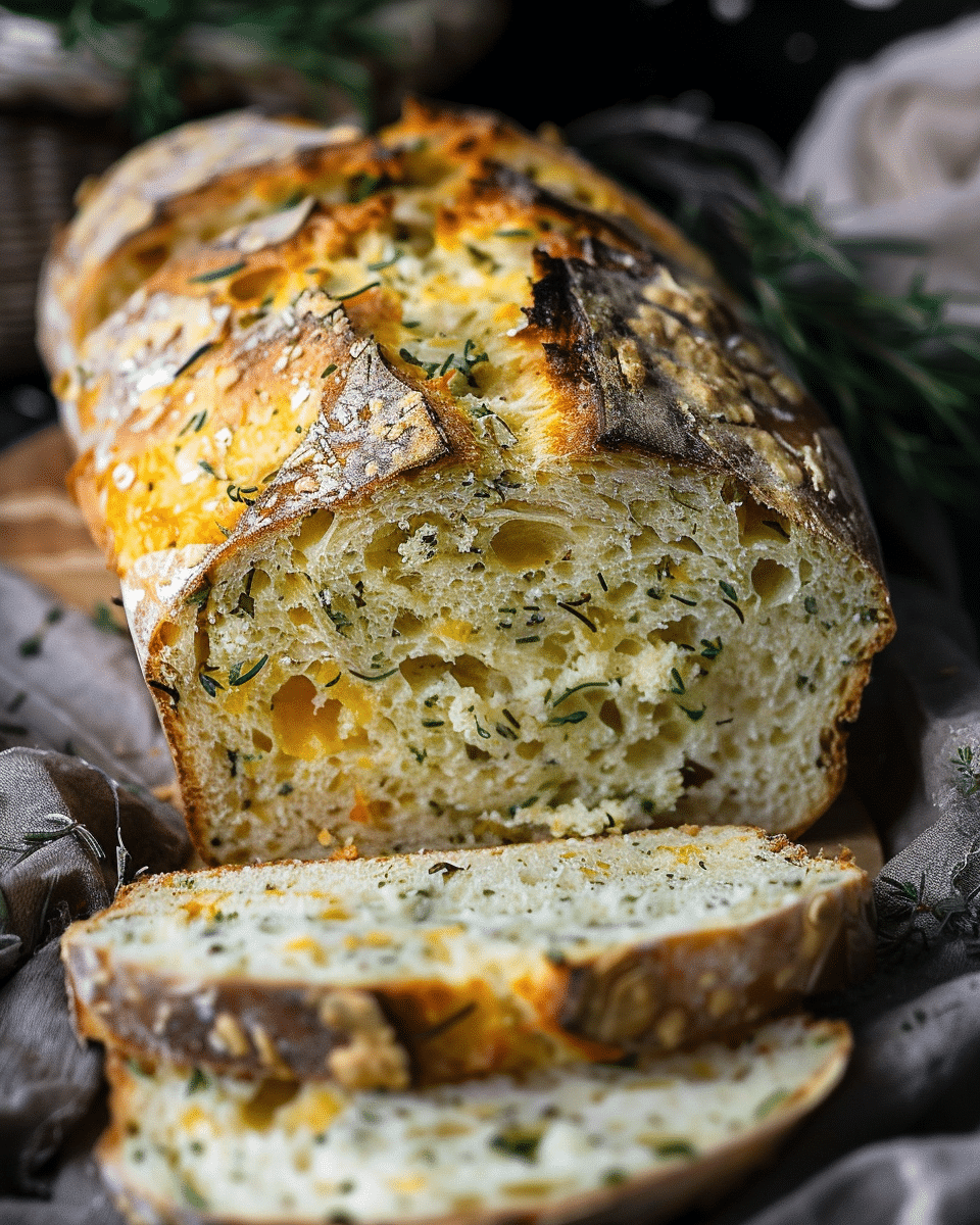 Cheddar and Herb Soda Bread