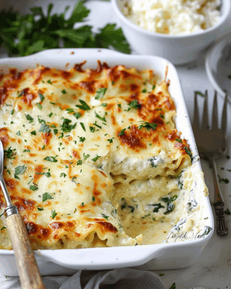 Easy Alfredo Chicken Lasagna