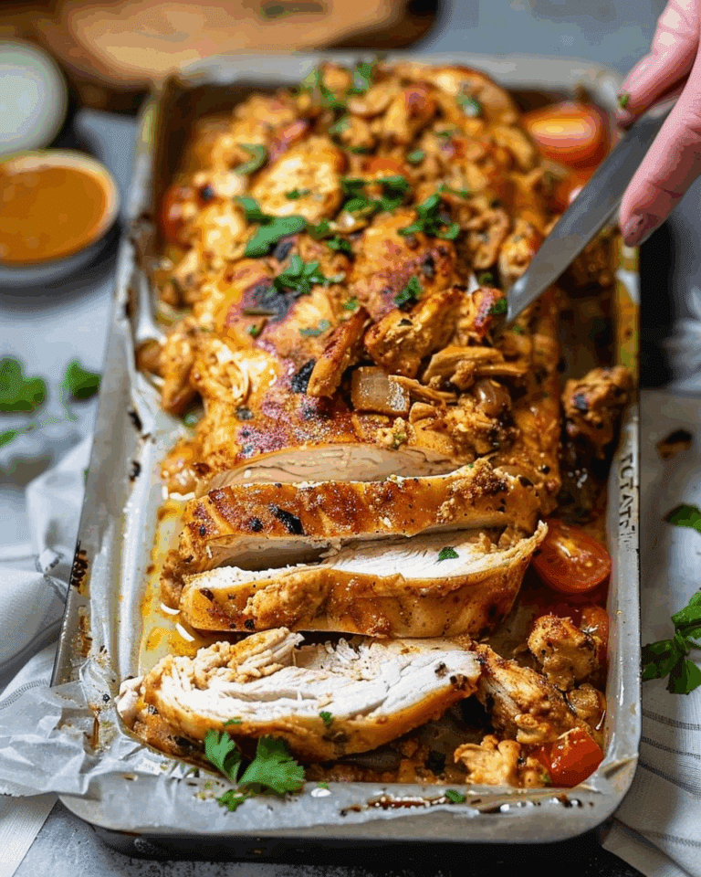Chicken Shawarma In A Loaf Pan