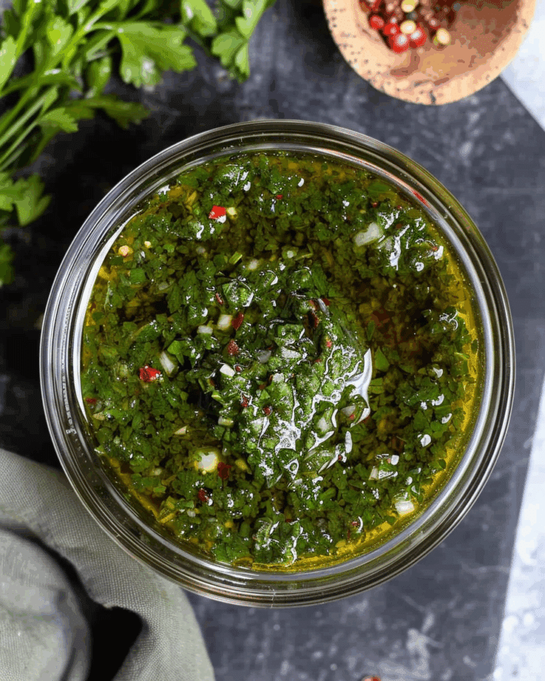 Easy Homemade Chimichurri Sauce Recipe