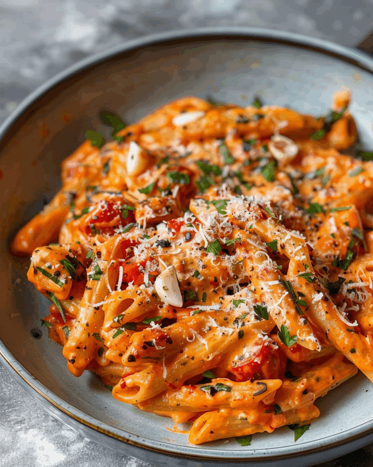 Creamy Tomato Garlic Pasta Recipe