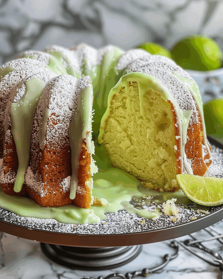 Key Lime Cream Cheese Pound Cake