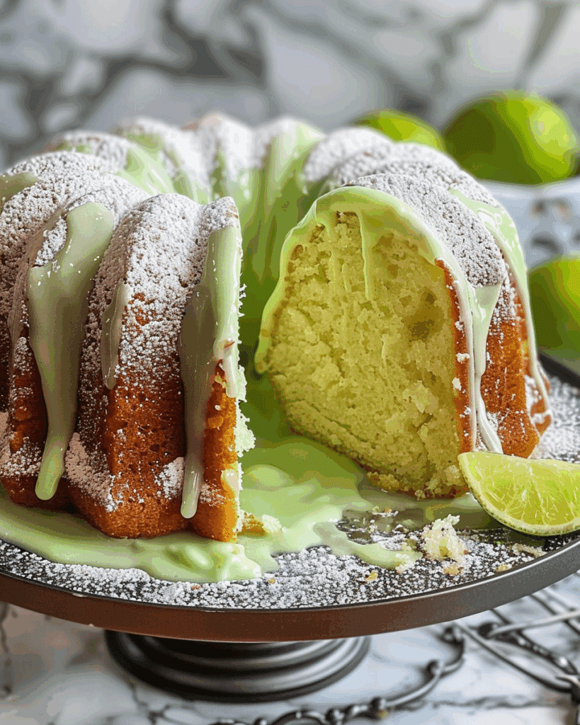 Key Lime Cream Cheese Pound Cake