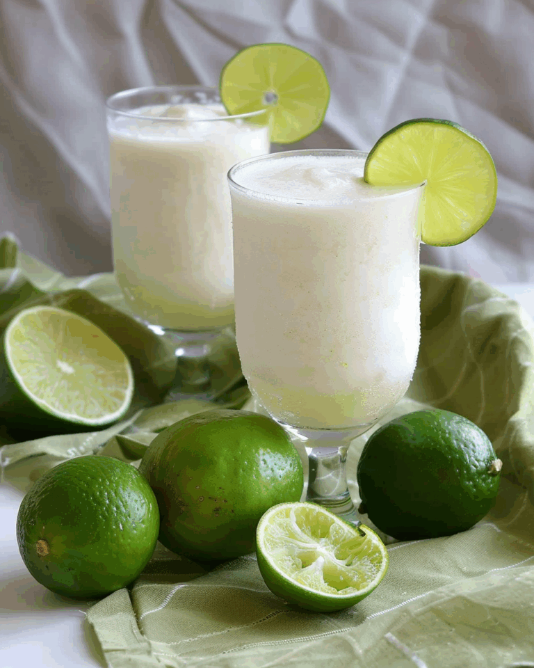 Limonada de Coco – Colombian Lime and Coconut Drink