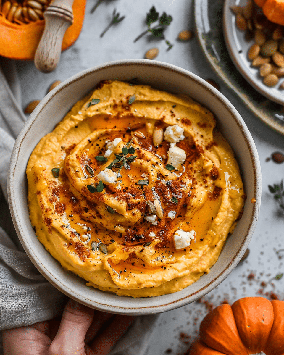 Pumpkin Whipped Feta Dip