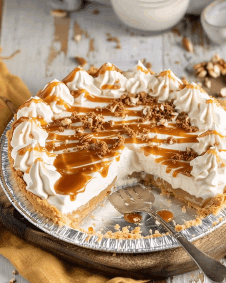 Salted Caramel No-Bake Pie