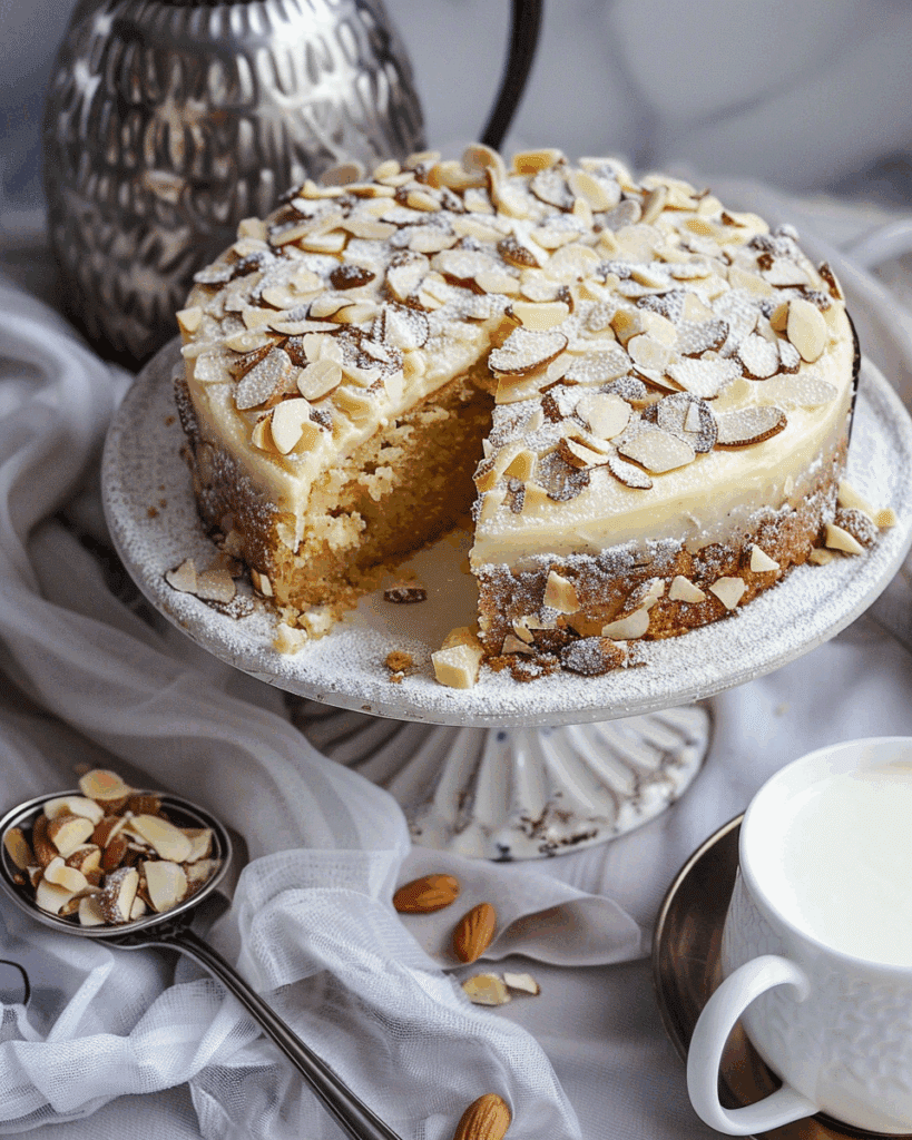 Almond Cardamom Cake