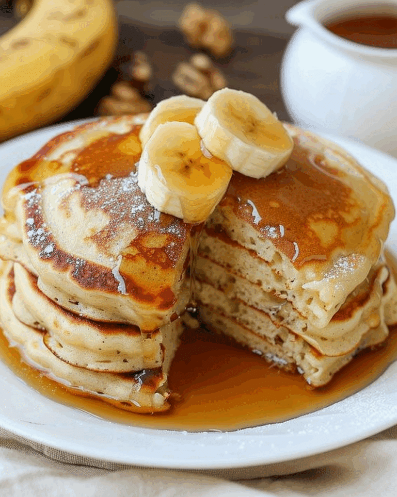 Brown Sugar Banana Pancakes