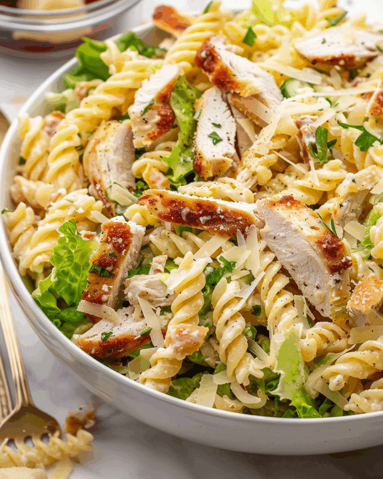 Chicken Caesar Pasta Salad