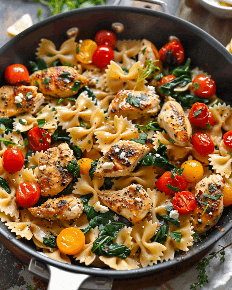 Chicken Feta Pasta