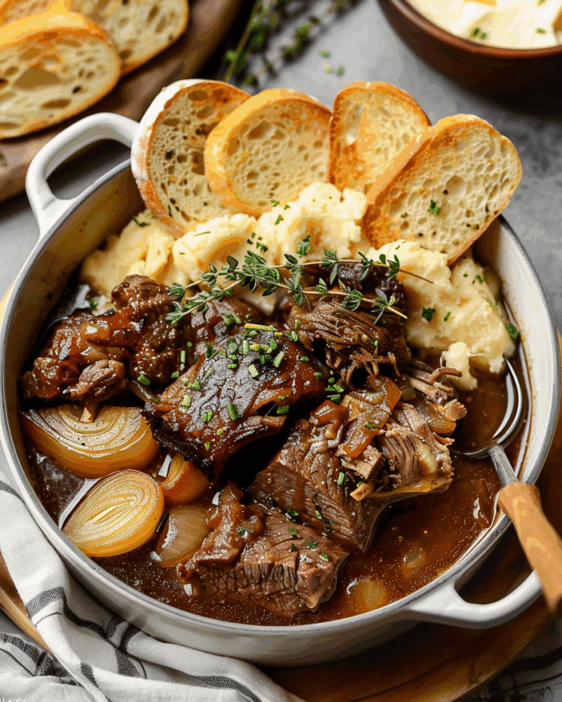 French Onion Braised Beef