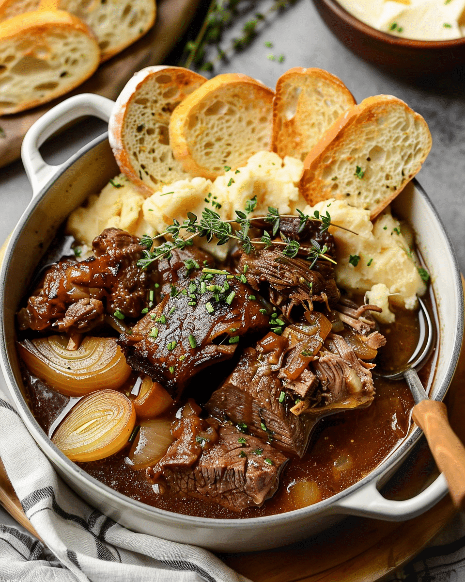 French Onion Braised Beef