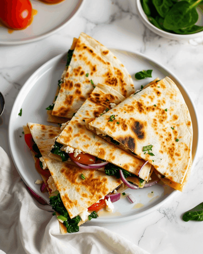 Mediterranean Quesadillas