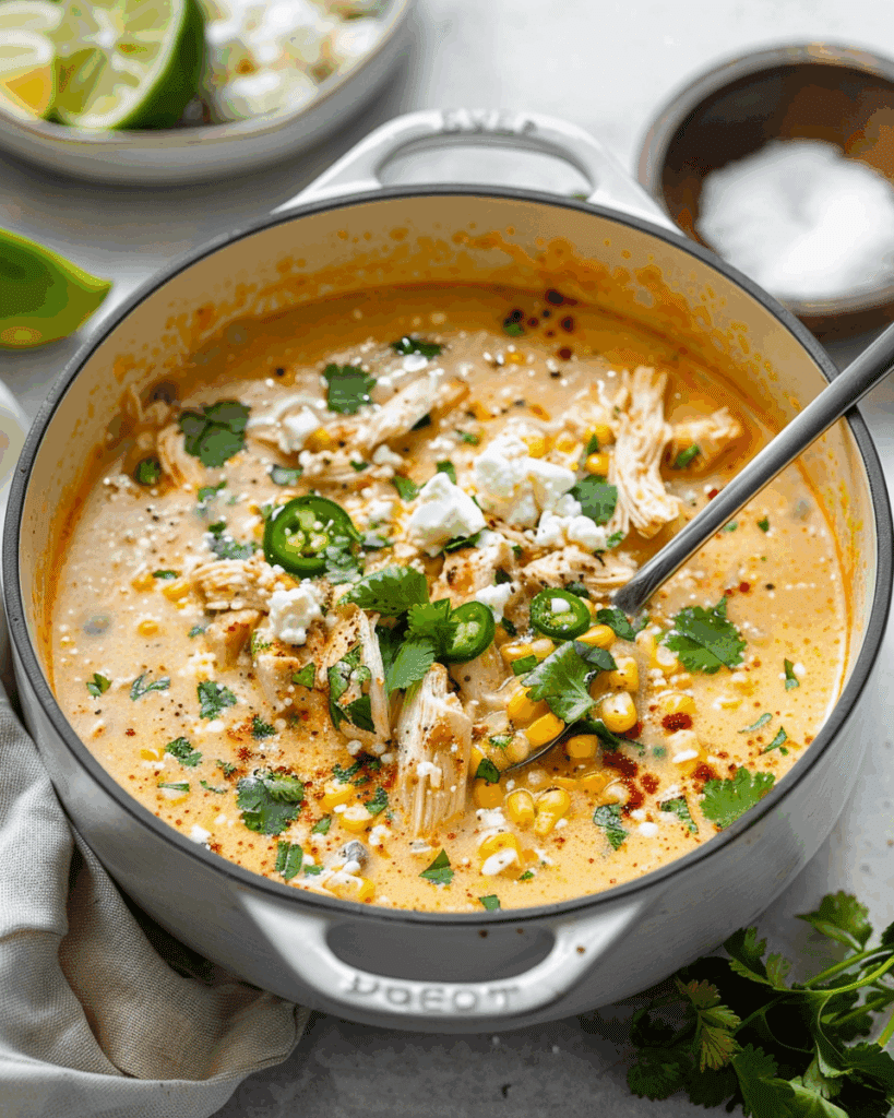 Mexican Street Corn Soup