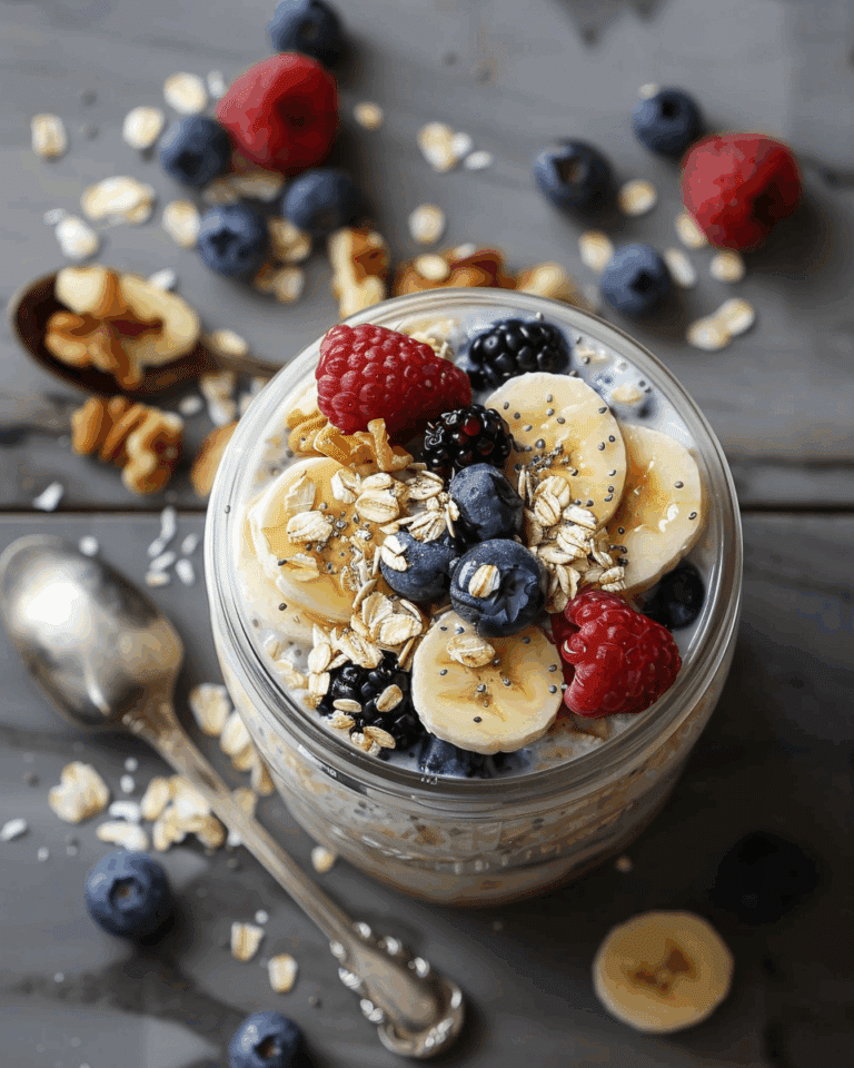 High-Protein Overnight Oats