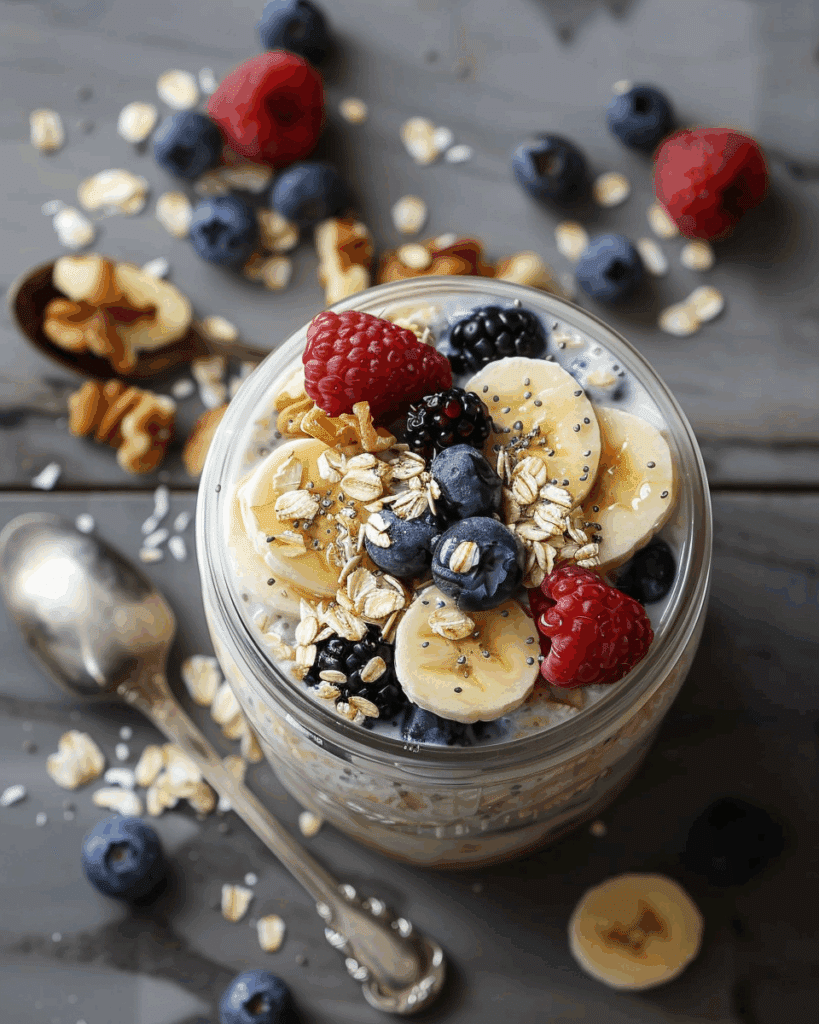 High-Protein Overnight Oats