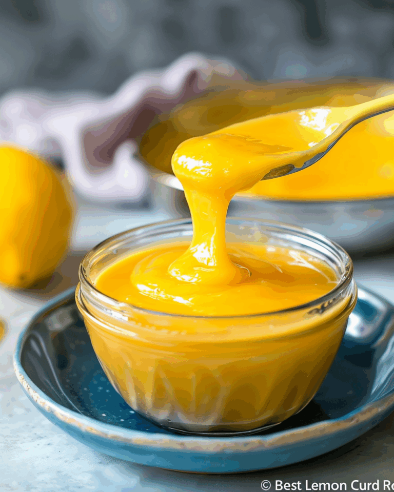 Best Lemon Curd Recipe