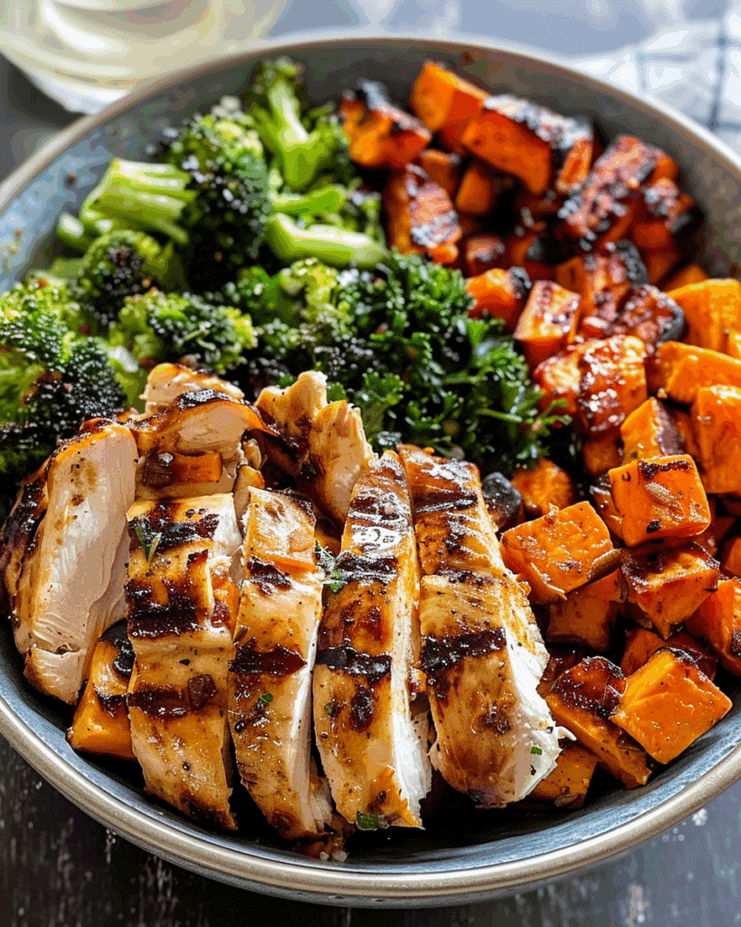 Grilled Chicken & Sweet Potato Bowl Recipe