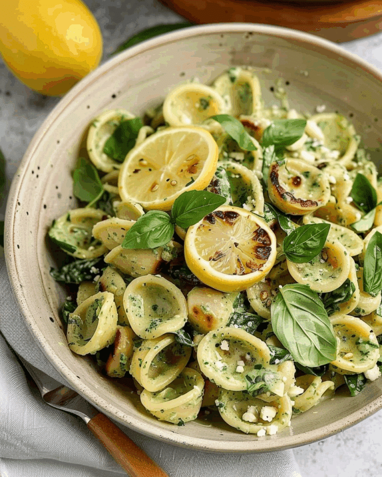 Lemon Basil Pasta Salad