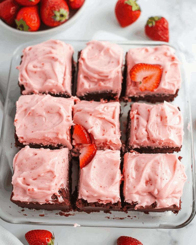 Strawberry Brownies Recipe