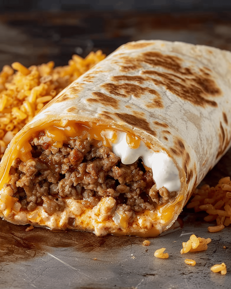 Taco Bell Quesarito Cheesy