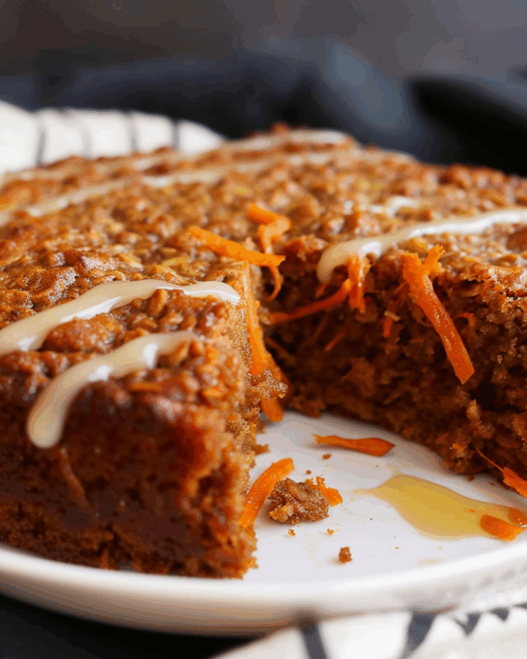Easy Flourless Oatmeal Carrot Cake Recipe