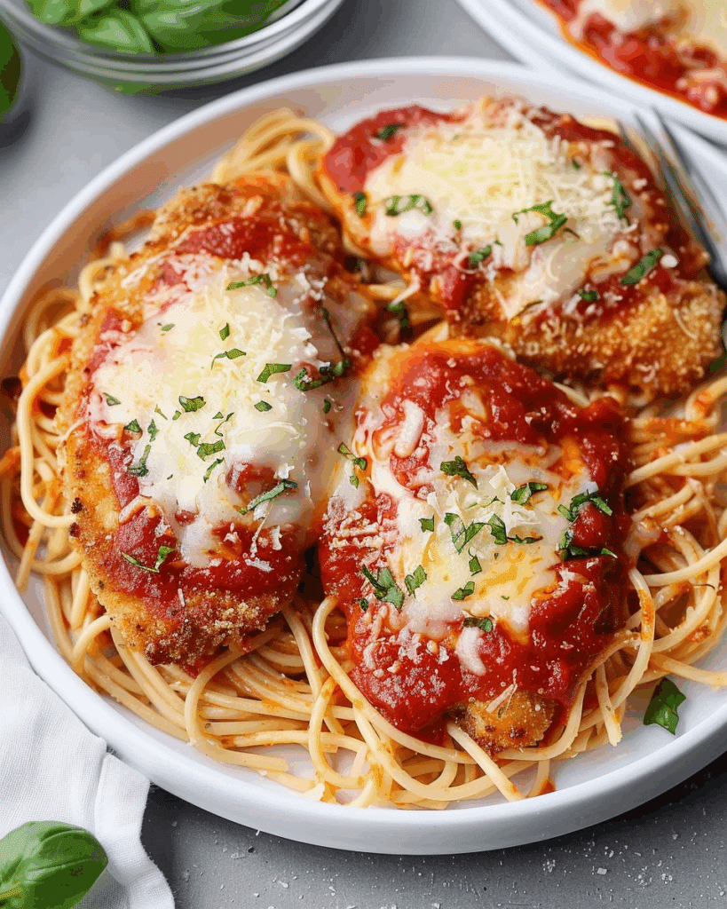 Healthy Baked Chicken Parmesan