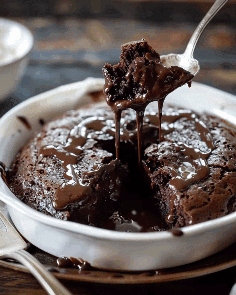Hot Fudge Chocolate Pudding Cake
