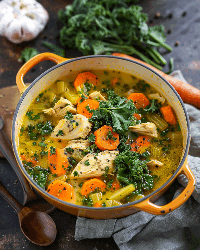 Immunity-Boosting Turmeric Chicken Soup
